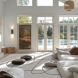 Wilton-Teppich - Rosetta (grau)