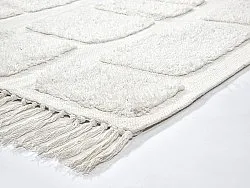 Hochflorteppiche - Salem Natural Cotton Shaggy (offwhite)