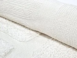 Hochflorteppiche - Salem Natural Cotton Shaggy (offwhite)