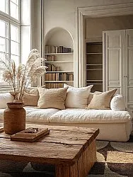 Hochflorteppiche - Siberia Natural Cotton Shaggy (beige/braun)