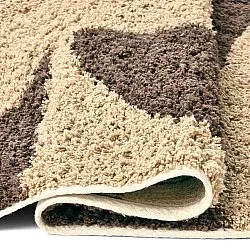 Hochflorteppiche - Siberia Natural Cotton Shaggy (beige/braun)