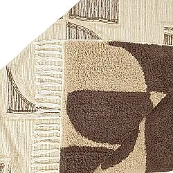 Hochflorteppiche - Siberia Natural Cotton Shaggy (beige/braun)