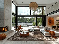 Wilton-Teppich - Taknis (braun)