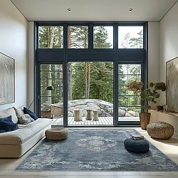 Tapis Wilton - Taknis (bleu clair)