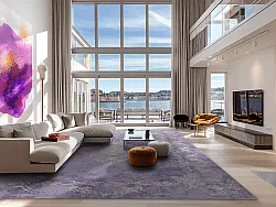 Wilton-Teppich - Taknis (hellviolett)