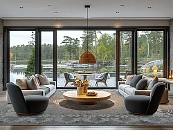 Tapis Wilton - Taknis (gris foncé)