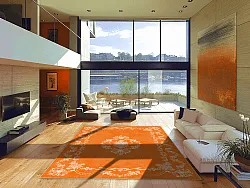 Tapis Wilton - Taknis (orange)