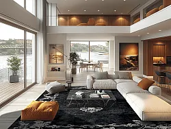 Tapis Wilton - Taknis (noir)