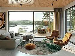 Rund Teppich - Tamalous (beige/grün)