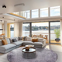 Rund Teppich - Tarnos (lila)