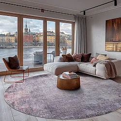 Rund Teppich - Tarnos (lila)