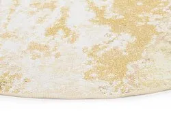 Rund Teppich - Travale (gelb)