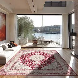 Wilton-Teppich - Vakifli (rot/multi)