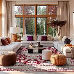 Wilton-Teppich - Vakifli (rot/multi)