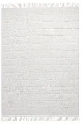 Tapis à poils longs - Willow Natural Cotton Shaggy (blanc cassé)