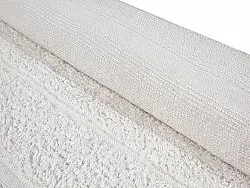 Runde Teppiche - Willow Natural Cotton Shaggy (offwhite)