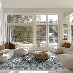 Wilton-Teppich - Yelda (weiß/bunt)