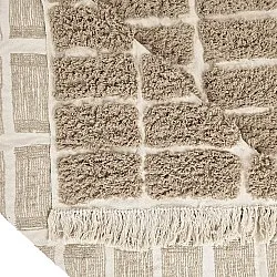 Hochflorteppiche - Zola Natural Cotton Shaggy (beige)