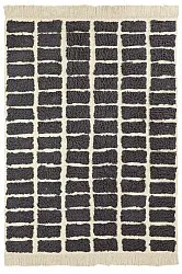 Hochflorteppiche - Zola Natural Cotton Shaggy (dunkelgrau)