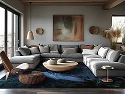 Wilton-Teppich - Zuani (dunkelblau)