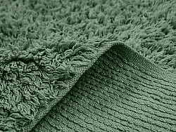 Hochflorteppiche - Alba Natural Cotton Shaggy (grün)