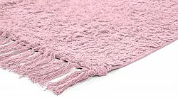 Tapis à poils longs - Alba Natural Cotton Shaggy (rose clair)
