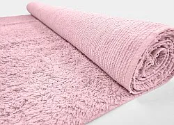 Tapis à poils longs - Alba Natural Cotton Shaggy (rose clair)