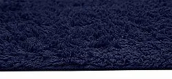 Tapis à poils longs - Alba Natural Cotton Shaggy (bleu foncé)