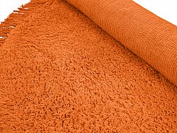Tapis rond - Alba Natural Cotton Shaggy (orange)