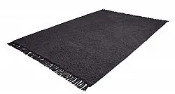 Hochflorteppiche - Alba Natural Cotton Shaggy (schwarz)
