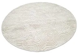 Tapis rond - Amora (blanc cassé)