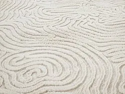 Tapis rond - Amora (blanc cassé)