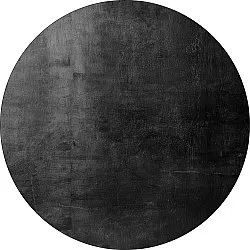 Rund Teppich - Artena (schwarz)