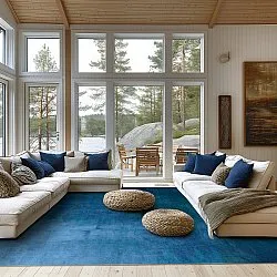 Wilton-Teppich - Artena (dunkelblau)