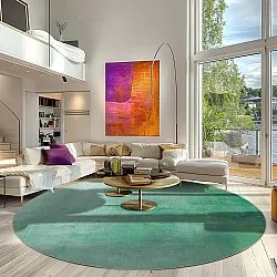 Tapis rond - Artena (vert clair)