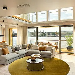 Rund Teppich - Artena (ocker)