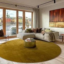 Rund Teppich - Artena (ocker)