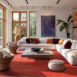 Tapis Wilton - Artena (rouge)