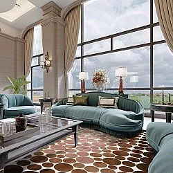 Wilton-Teppich - Marineo (braun)