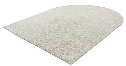 Tapis à poils longs - Sion Natural Cotton Shaggy (blanc cassé)