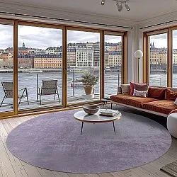 Rund Teppich - Lynton (helles lila)