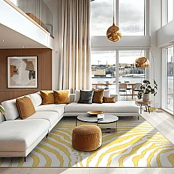 Tapis Wilton - Zebra (jaune)