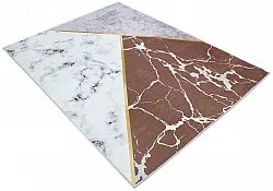 Wilton-Teppich - Savino (grau/weiß/braun)