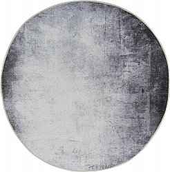 Rundt teppe - Mondo (grå)