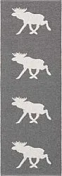 Kunststoffteppiche - Der Horred-Teppich Moose (grau)