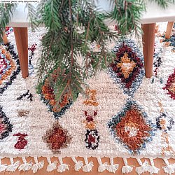 Hochflorteppiche - Sezze (beige/multi)