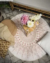 Tapis rond - Sandrigo (beige)