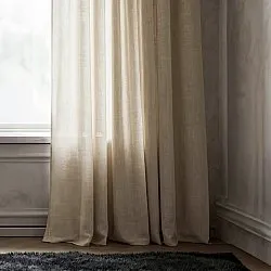 Vorhänge 2er-Pack - Leinenvorhang Noemi (beige)