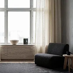 Rideaux Lot de 2 - Rideau en lin Noemi (crème)