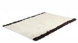 Wollteppich - Nova (weiß/schwarz)